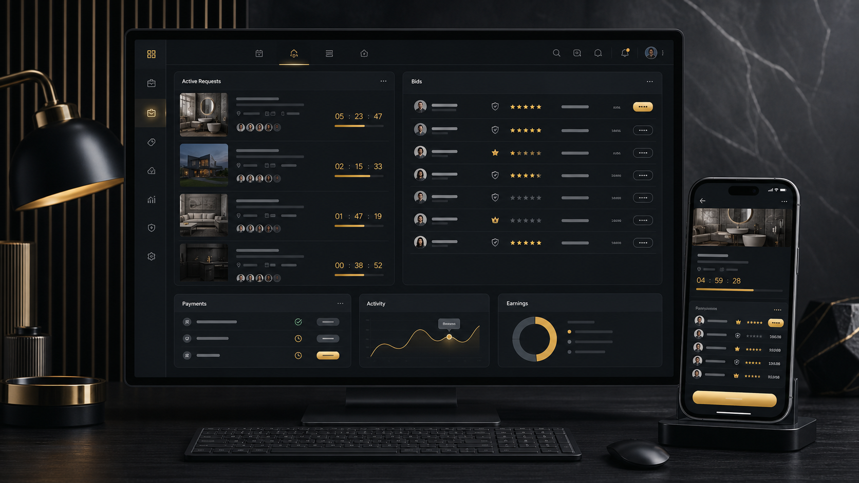 QUOATZ marketplace dashboard preview